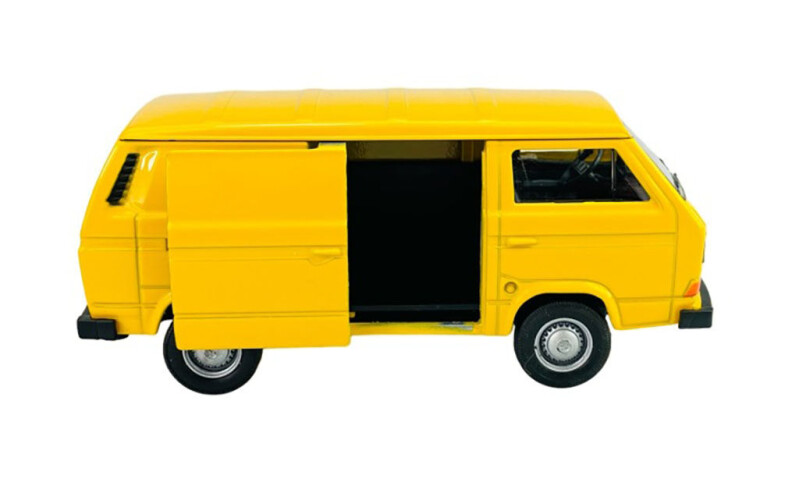 Welly Volkswagen T3 Van 1:34 žlutý